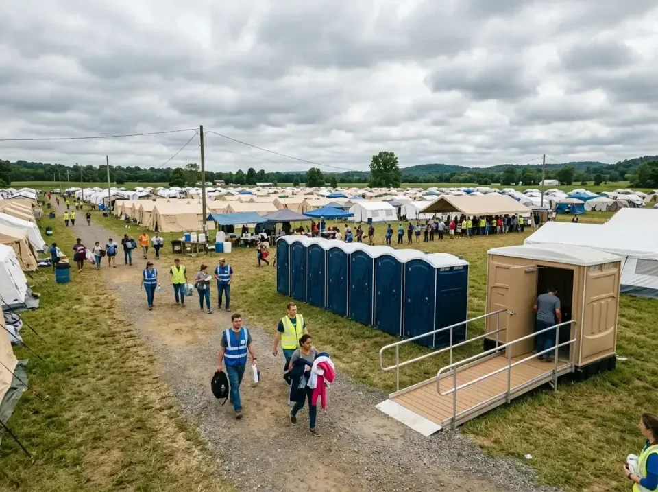 disaster-relief-camp-restrooms-010 — frequently asked questions, Dumpster & Portable Bathrooms Rental in Chamberlain, SD